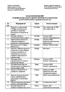 Разделы по предупреждению ддтт в планах классных руководителей на учебный год по классам